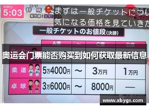 奥运会门票能否购买到如何获取最新信息 奥运会门票能否购买到如何获取最新信息